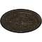 Ekena Millwork Naple Ceiling Medallion (Fits Canopies up to 3 3/8"), 37 1/2"OD x 3 3/8"P, Stone Hearth Crackle CM37NASHC - alternate 2
